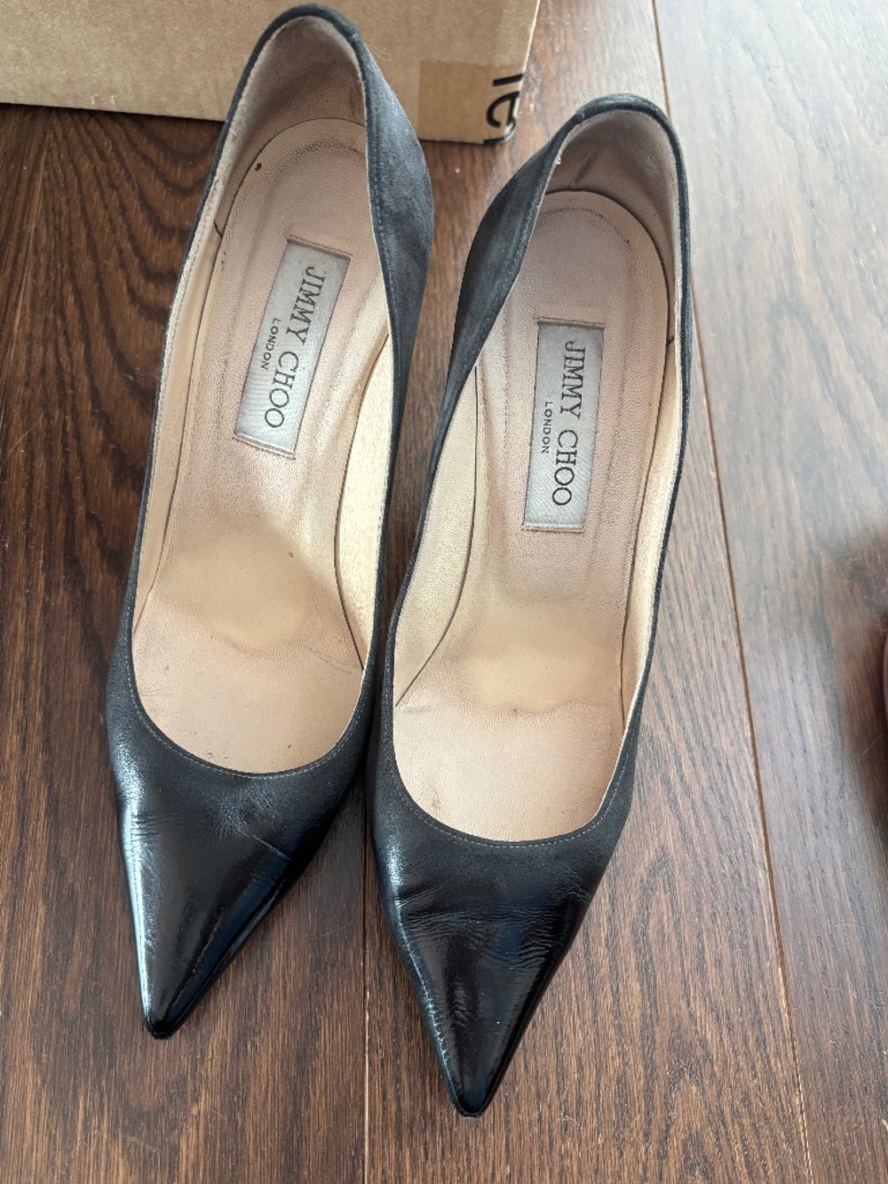 Jimmy choo pumps grey black ombré 37.5